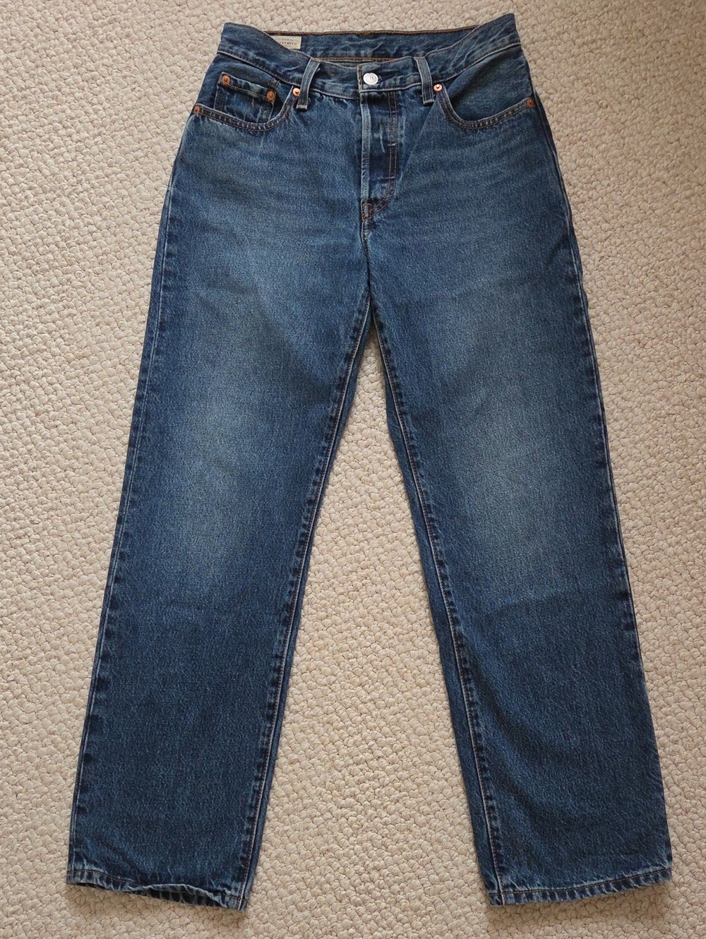 Levi's 501 90's Dark Blue Relaxed Jeans